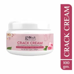 Globus Naturals Heels & Feet Crack Cream Enriched with Aloevera Grapes & Rose image 1