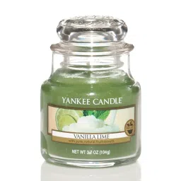 Yankee Candle Classic Small Jar Vanilla Lime Scented Candles image 1