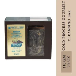 Roots & Herbs Volcanic Lava Clay & Oudh Cleansing Bar image 1