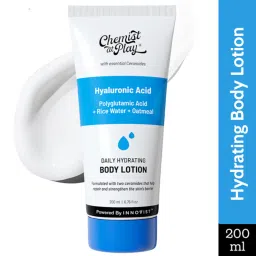Chemist at Play Hydrating Body Lotion with Rice Water & Hyaluronic Acid, Moisturizer for Dry Skin image 1