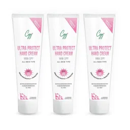 CGG Cosmetics Ultra Protect Hand Cream SPF 45 PA+++ (Pack Of 3) image 1