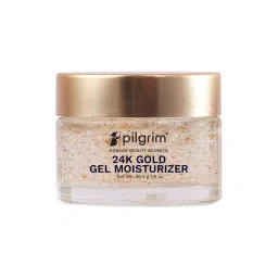 Pilgrim 24K Gold Gel Moisturizer With Hyaluronic Acid & Alpha Arbutin - Pack Of 2 image 2