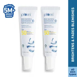 Plum 2% Niacinamide Sunscreen SPF 50 PA+++ (Pack Of 2) image 1