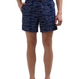 Calvin Klein Blue Cotton Regular Fit Printed Boxers-picture-18