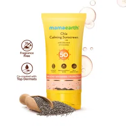 Mamaearth Chia Calming Sunscreen with SPF 50 PA++++ for a Hydrated Glow image 1