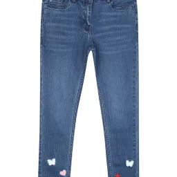 allen solly junior Allen Solly Kids Blue Solid Jeans image 1