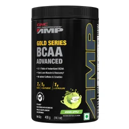 GNC AMP Gold Series BCAA Advanced | Fastest Muscle Recovery | Maximized Workout Performance | Formulated In USA | 7g BCAA | 1g L-Glutamine | 1g L-Citrulline | 400 gm-picture-20
