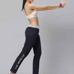 ALCIS Navy Slim Fit Trackpants image 4