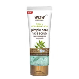 WOW Skin Science Neem & Hyaluronic Acid Pimple Care Face Scrub image 1