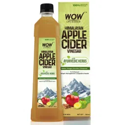 WOW Life Science Himalayan Apple Cider Vinegar with Ayurvedic Herbs image 1