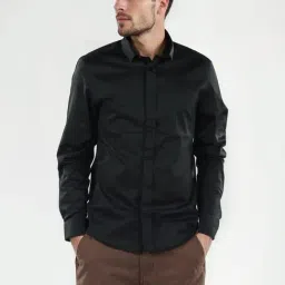 celio Celio* Black Regular Fit Shirt-picture-12