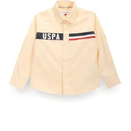 U.S. Polo Assn. Kids Yellow Printed Full Sleeves Shirt-picture-44