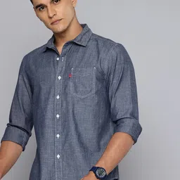 Levis Pure Cotton Slim Fit Casual Shirt-picture-22