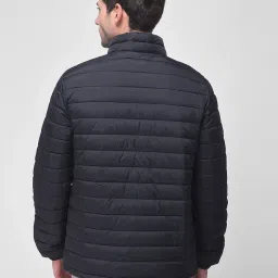 Woodland Navy Regular Fit Quilted Jacket image 2