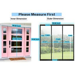 Stylista Transparent Insulated Magnetic Door Curtain - 64 x 82 inch - PVC thickness 0.3mm-picture-4