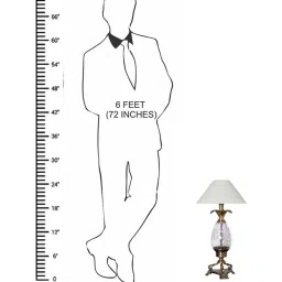 kapoor lamp shades Kapoor E Illuminations Golden Brass Table Lamp - Set of 1 image 5