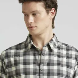 Pepe Jeans Black Regular Fit Checks Shirt image 5