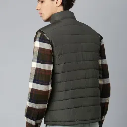 Woodland Olive Regular Fit Quilted Jacket image 2