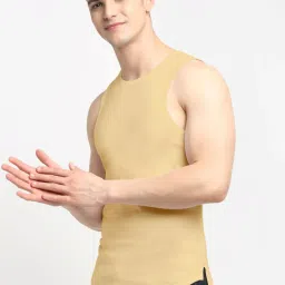 Friskers Multi Cotton Slim Fit Vest - Pack of 3 image 5