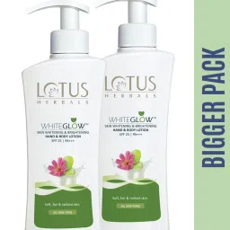 Lotus Herbals Whiteglow Skin Whitening & Brightening Hand & Body Lotion - Pack Of 2-picture-11