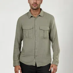 celio Celio* Green Regular Fit Shirt-picture-28