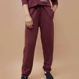 Kappa Wine Cotton Regular Fit Trackpants-picture-27
