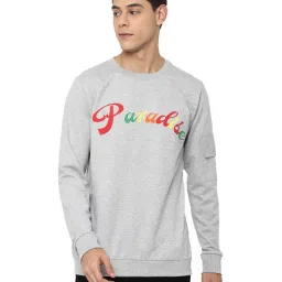 Forever 21 Grey Printed Sweatshirt image 1