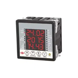HPL Multi Function Meter Three Line LED Display Three Phase Flush Mounted 96x96 sq. mm, PAMEBRITMF25-picture-12