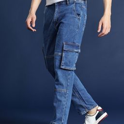 Mast & Harbour Men Light Fade Regular Fit Pocket Detail Jeans-picture-17
