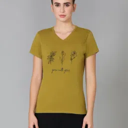 Van Heusen Green Cotton Printed T-Shirt-picture-21