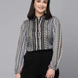 Style Quotient Multicolor Striped Shirt-image-77