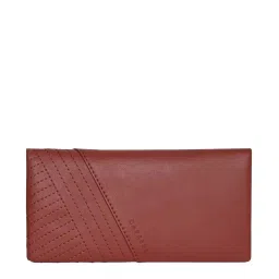 Caprese Brown Textured Bi-Fold Wallet for Women image 1
