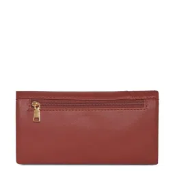 Caprese Brown Textured Bi-Fold Wallet for Women image 3