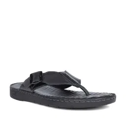 Scholl by Bata Men's Black Thong Sandals image 2