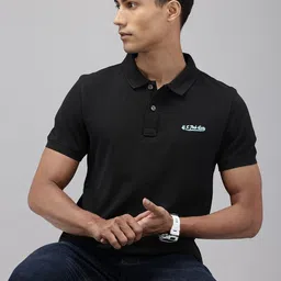 U.S. Polo Assn. Denim Co. Polo Collar Pure Cotton Slim Fit T-shirt with Embroidered Detail-picture-17