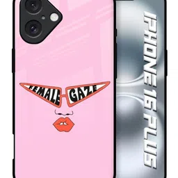 QRIOH Conversational Printed iPhone 16 Plus Back Case Mobile Accessories image 2