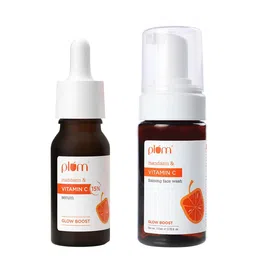 Plum Set of Mandarin & Vitamin C Serum & Face Wash-image-90
