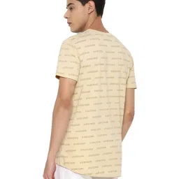 Forever 21 Cream Printed T-Shirt image 2