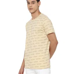 Forever 21 Cream Printed T-Shirt image 3