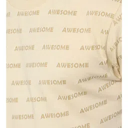 Forever 21 Cream Printed T-Shirt image 4