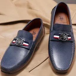 U.S. Polo Assn. Men's HERMES 5.0 Navy Casual Loafers-picture-45