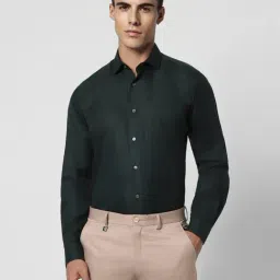 Van Heusen Green Cotton Regular Fit Shirt-picture-28