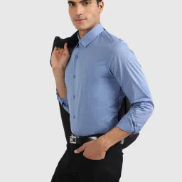 United Colors of Benetton Blue Slim Fit Shirt image 3