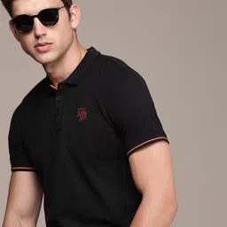 WROGN Short Sleeves Polo Collar Slim Fit T-shirt-picture-20