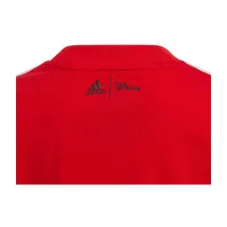 Adidas Kids Red & White Cotton Printed T-Shirt image 3