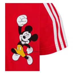 Adidas Kids Red & White Cotton Printed T-Shirt image 5
