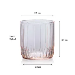 Pasabahce Pink Leia Whisky Glasses (0.265 L) - Set of 6 image 5