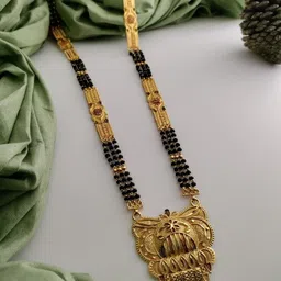 niva fashion Gold-Plated Brass Mangalsutra-picture-38