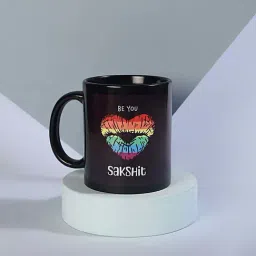 FNP Black Ceramic Rainbow Heart Mug (325ml)-image-39