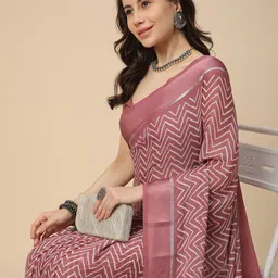 RATAN Zari Poly Georgette Designer Saree-picture-32